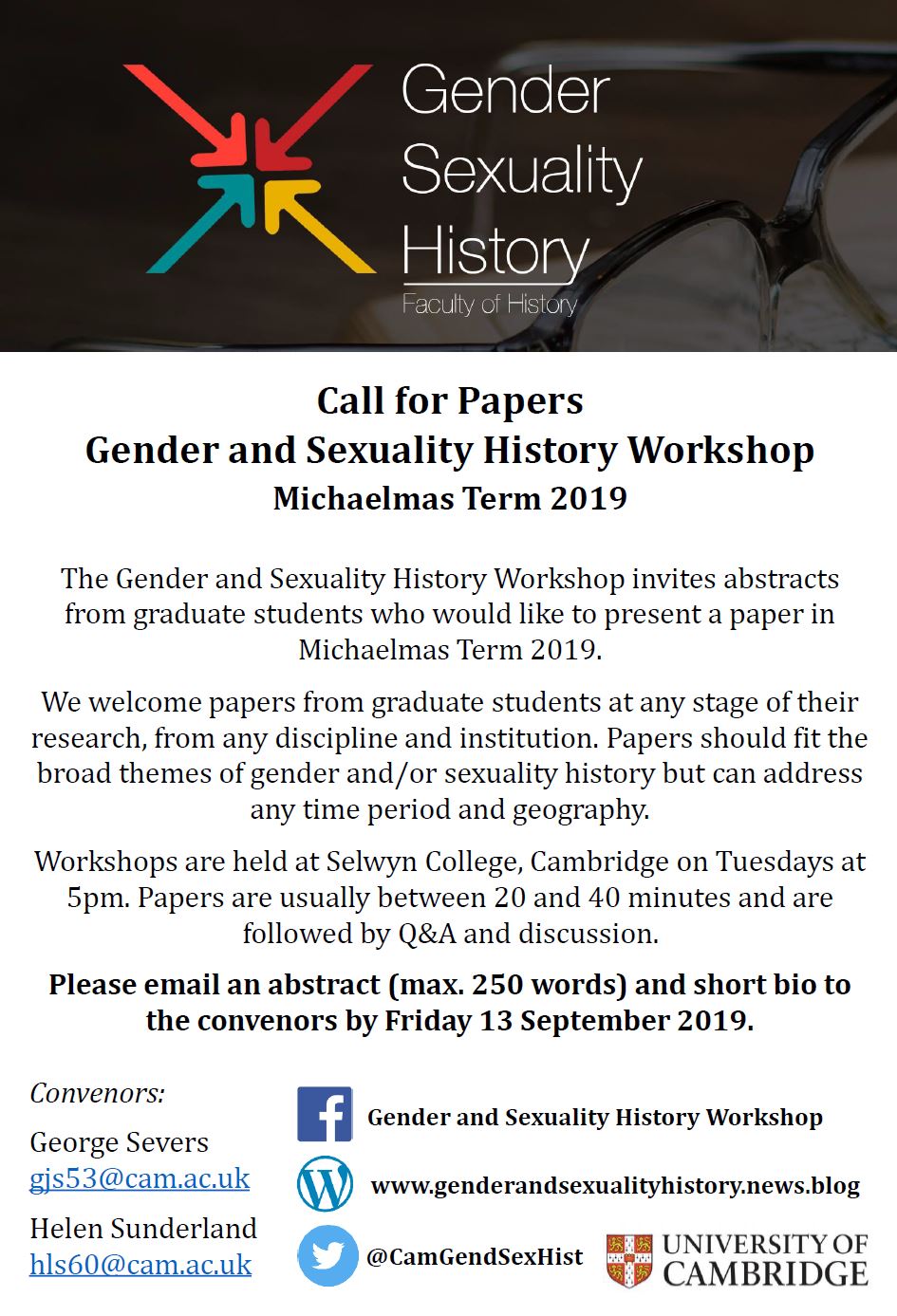 Michaelmas 2019 cfp